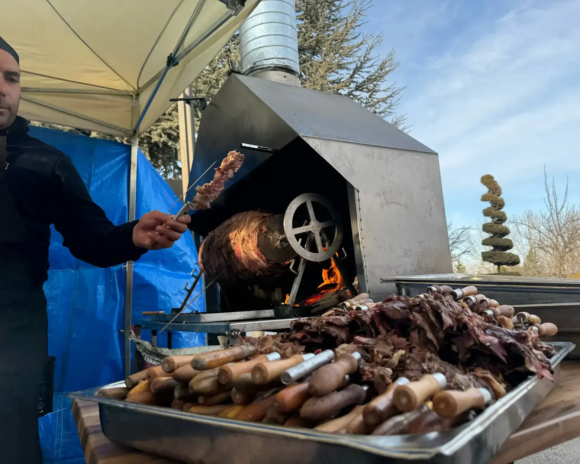 Ankara Ülker Fabrikası 2025 cağ kebabı servisi